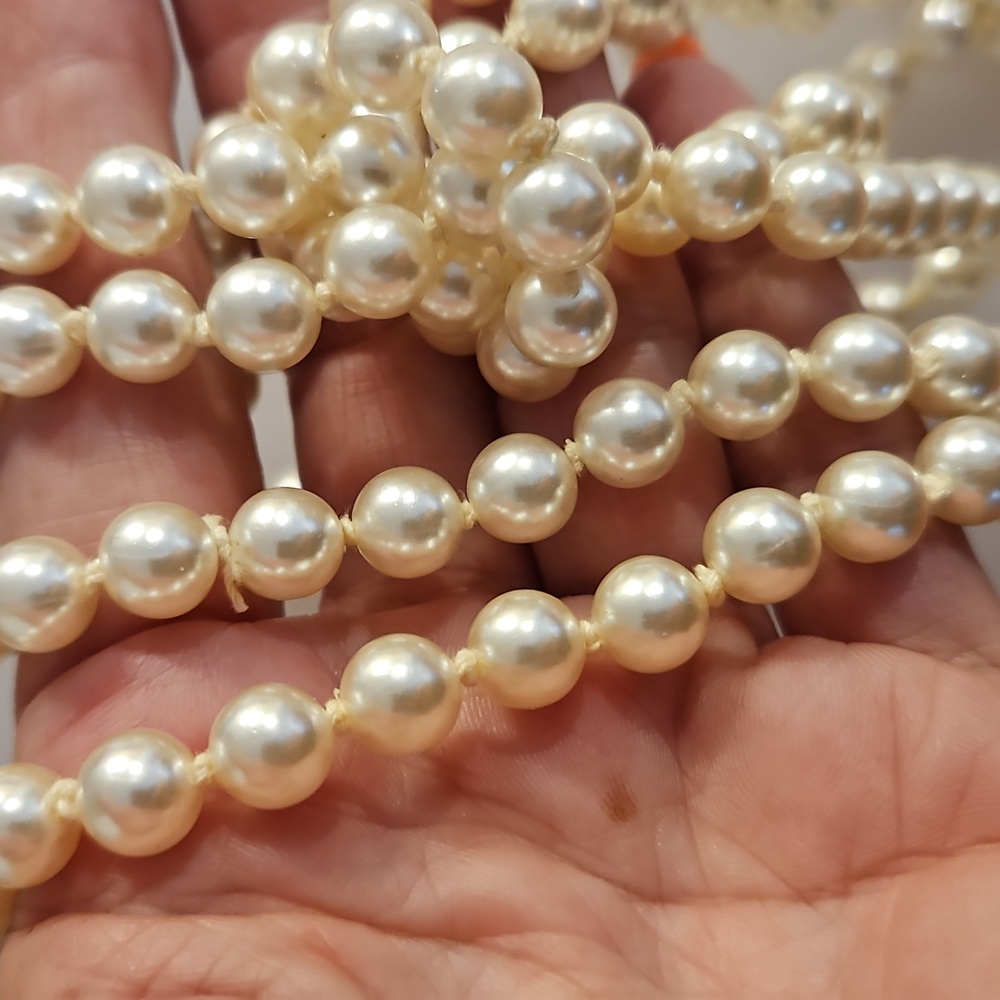 6 Piece Jewelry Lot Necklace earring set bracelet Pearls Vintage And Newer - Picture 12 of 12